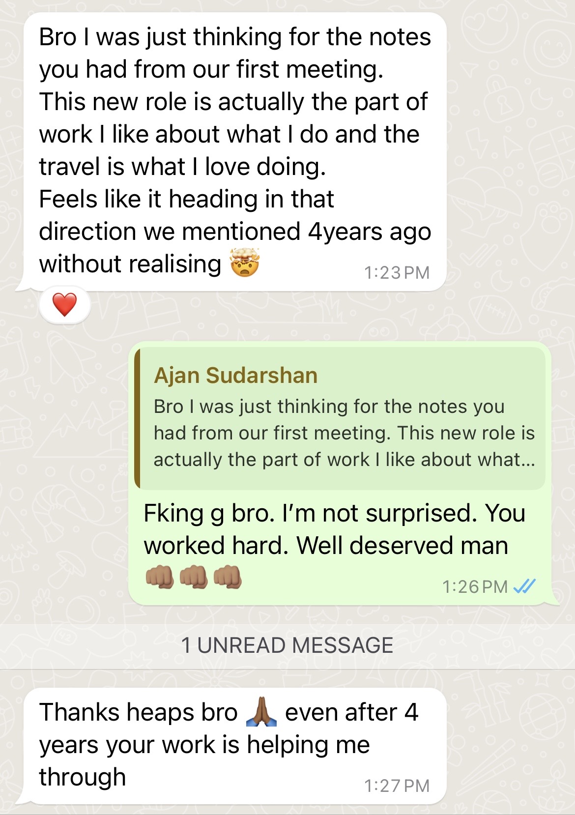 Client message