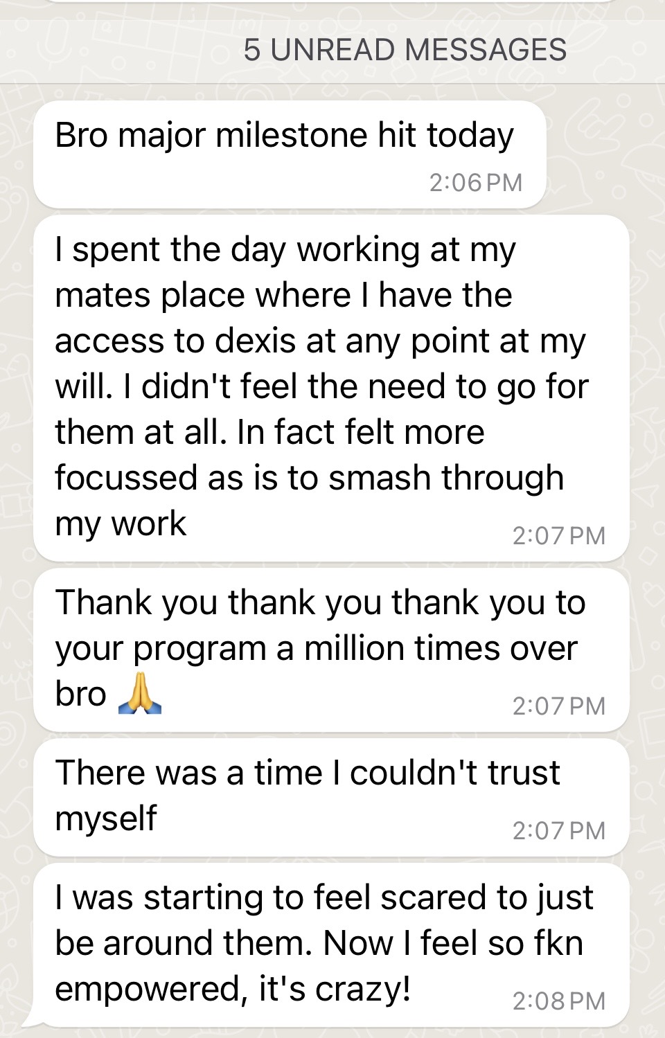Client message
