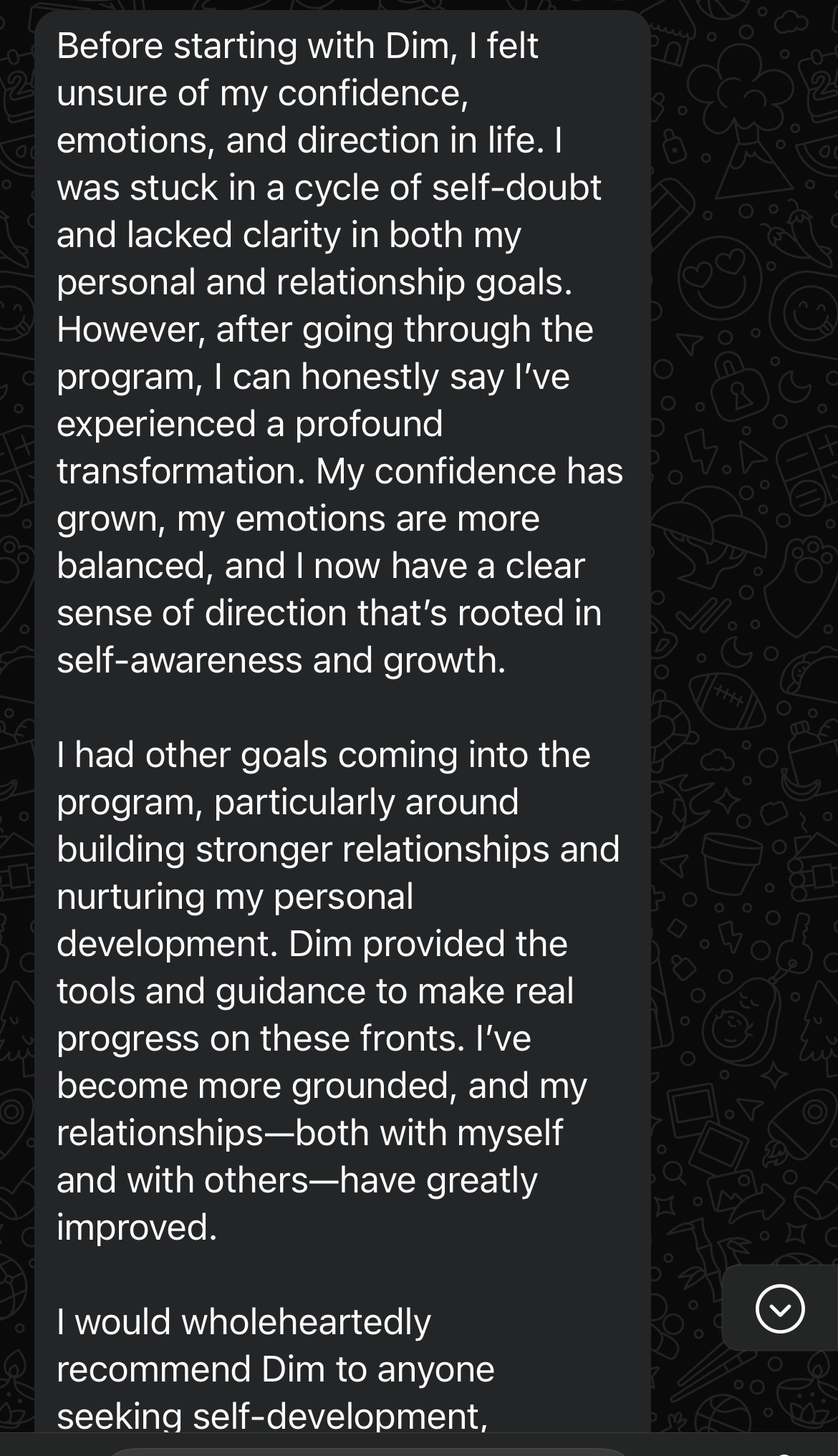 Client message