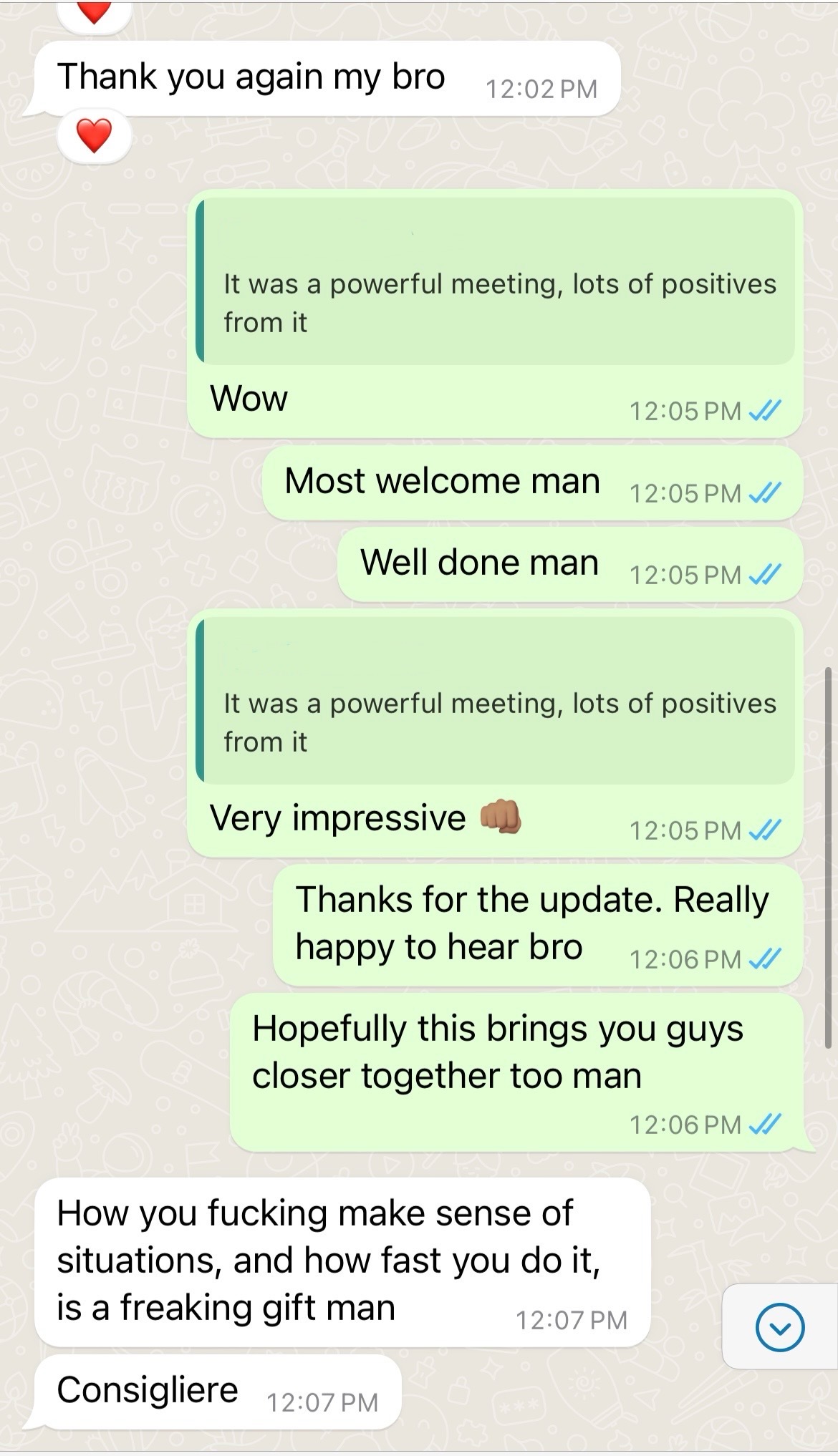 Client message