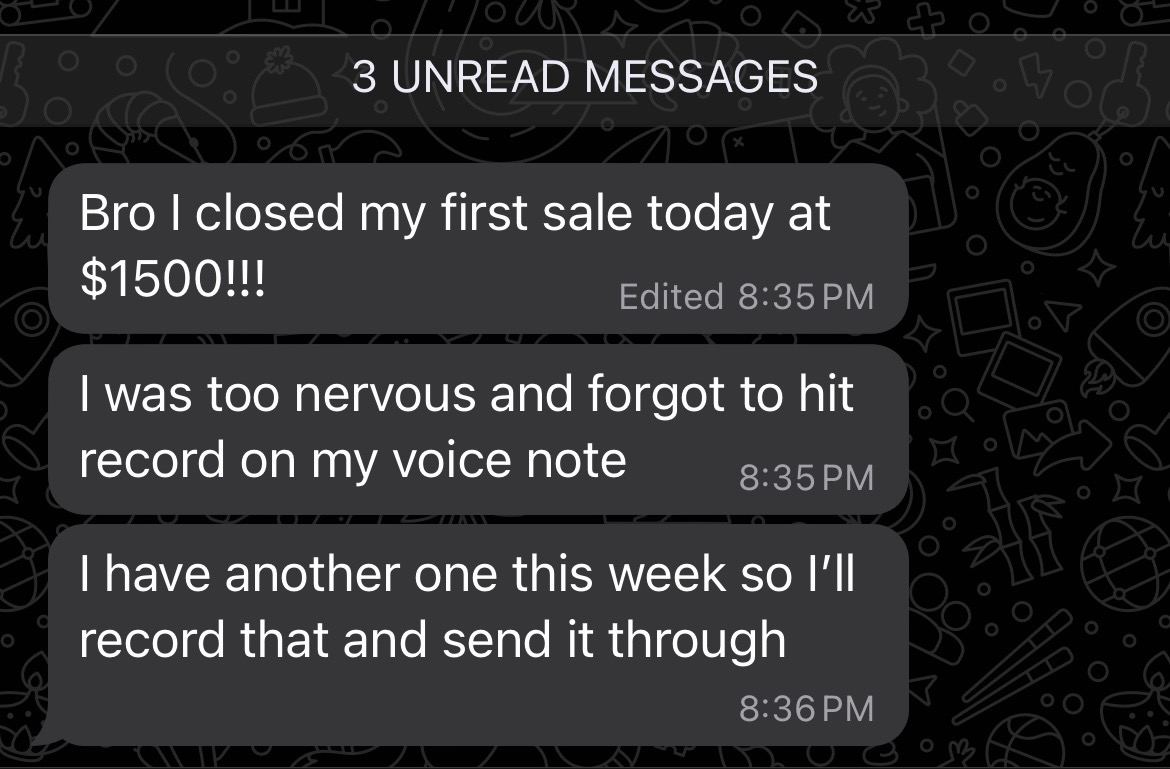 Client message