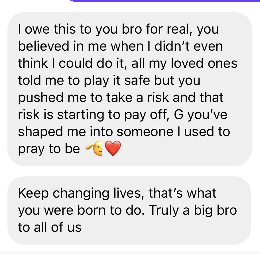 Client message
