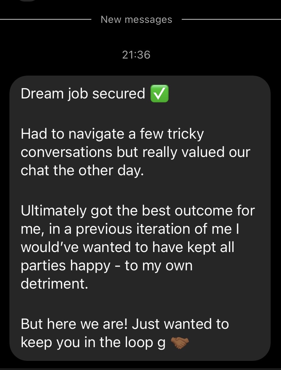 Client message
